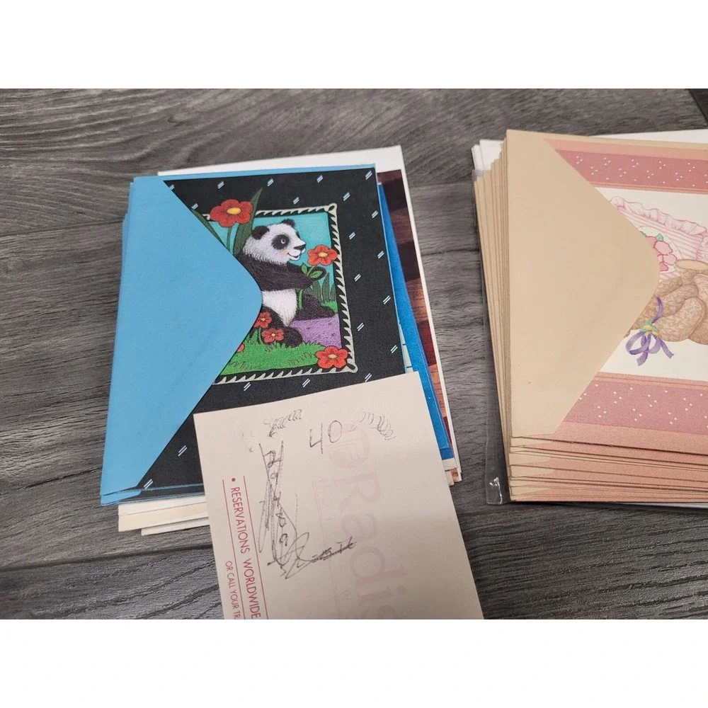 Assortment of Blank Note Cards with Envelopes (Lot of 40)